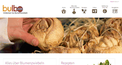 Desktop Screenshot of blumenzwiebeln.de