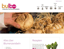 Tablet Screenshot of blumenzwiebeln.de